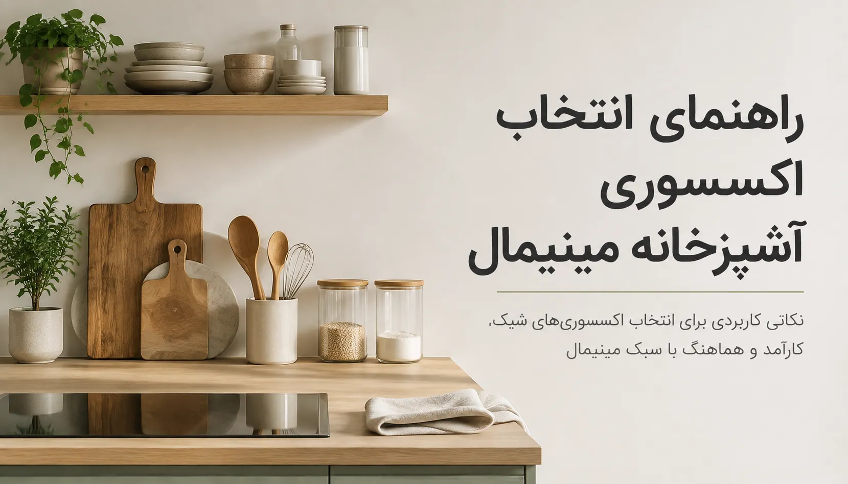 اکسسوری آشپزخانه مینیمال